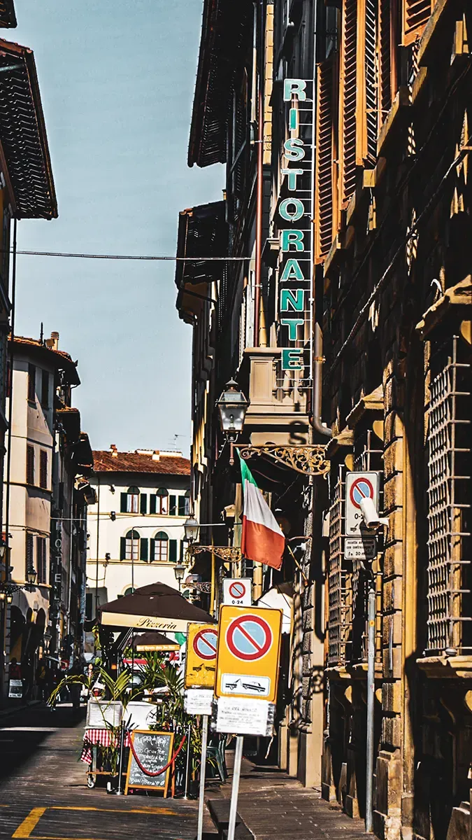 Mal "richtig" herum ... das RISTORANTE