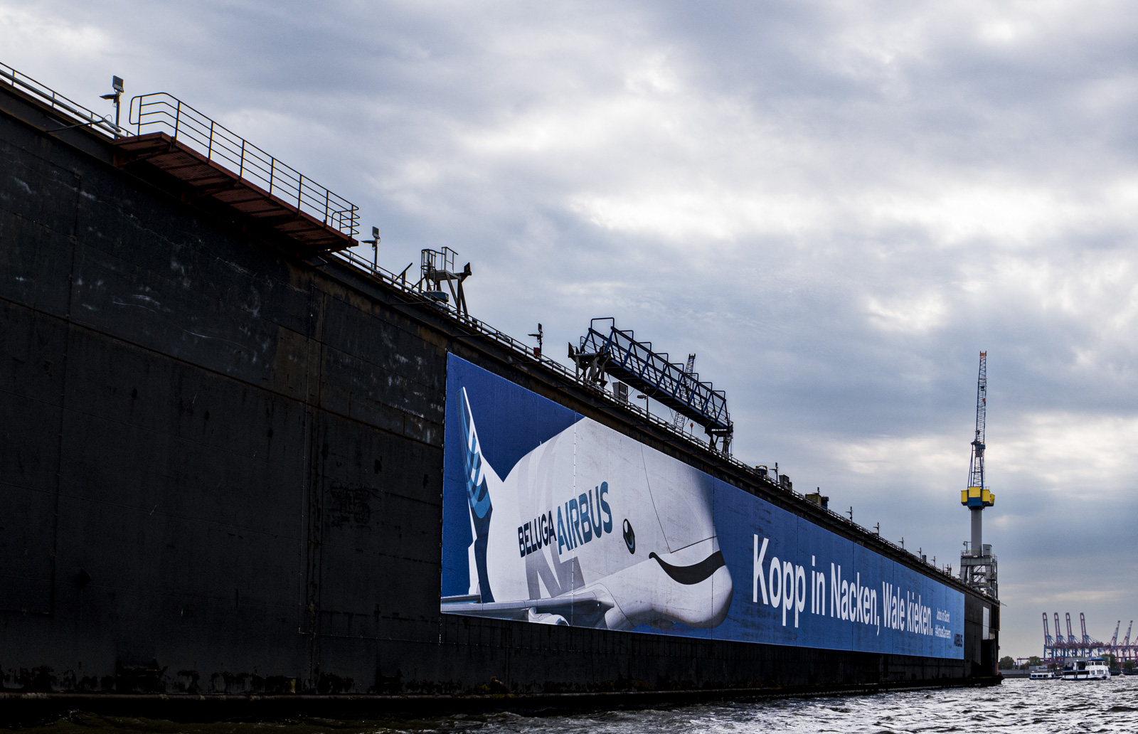 riesige Airbus Werbu