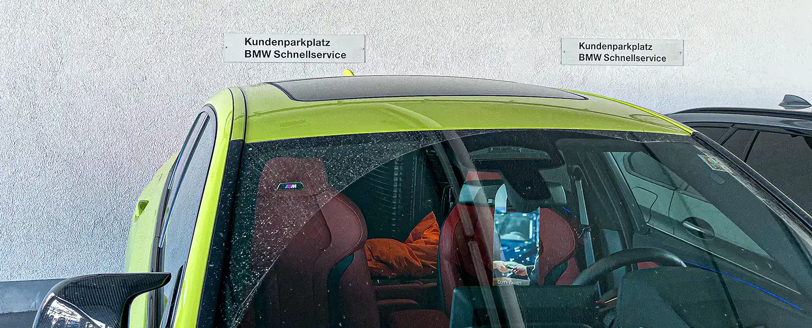 BMW Schnellservice – "Dürfen wir Ihr Auto waschen?"