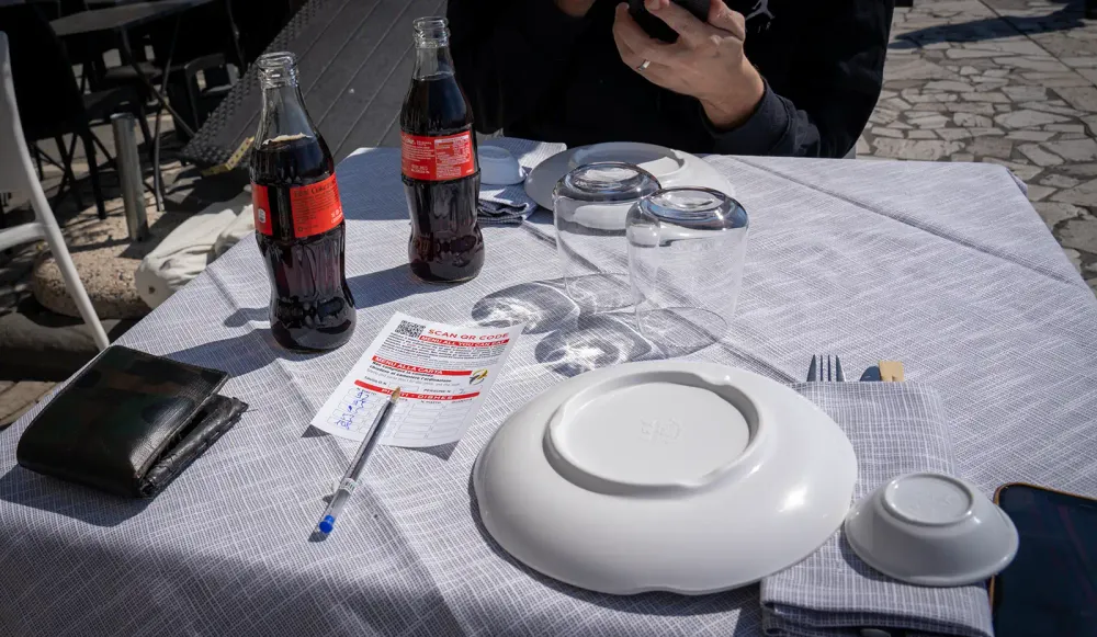 Dieser Zettel ist das Ein und Alles des All-You-Can-Eat