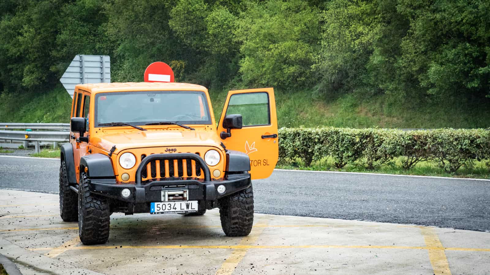 Zwischenstop im Regen